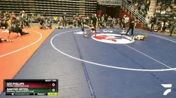 56 lbs Cons. Round 6 - Ace Phillips, Powell Wrestling Club vs Sawyer Hetzel, Greybull Basin Athletic Club