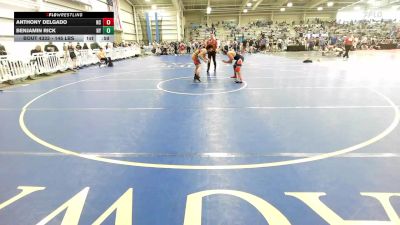145 lbs Consi Of 64 #1 - Anthony Delgado, NC vs Benjamin Rick, NY