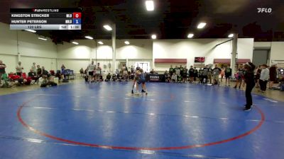 120 lbs Kingston Stricker, Michigan Blue vs Hunter Peterson, Minnesota Blue