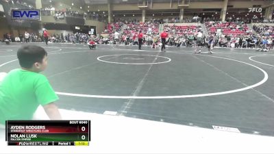 92 lbs Cons. Round 2 - Ayden Rodgers, Standfast Wrestling Club vs Nolan Lusk, Falcon Empire