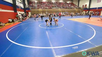 70 lbs Consolation - Cayden Crawford, Pawhuska Elks Takedown vs Landon Sabourin, Catoosa Youth Wrestling