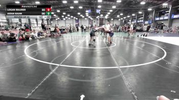 145 lbs Round Of 32 - Logan Maurer, Diesel vs Aidan Baum, Doughboy Black