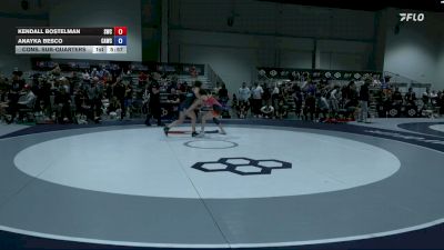 59 kg Cons. Sub-quarters - Kendall Bostelman, Statesmen Wrestling Club vs Anayka Besco, Cardinal WC