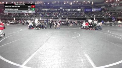 65 lbs Consi Of 8 #2 - Vincent McQuone, Yale Street vs Sergio Bolano, Red Nose