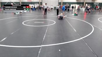 144 lbs Cons. Round 3 - Blake Simpson, Eaglecrest Wrestling Club vs Gunner Nichols, Smith County Wrestling Club