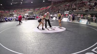 132 lbs Round Of 16 - Eva Gomez-Saldivar, Golden Valley vs Aaliyah Tapia, Porterville