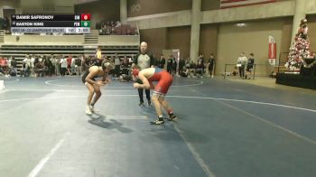 127 Championship Bracket Champ. Round 2 - Damir Safronov, Simley vs Easton King, Plainview Elgin Millville