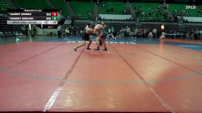 7A 285 lbs 3rd Place Match - Sammy Grimes, Bob Jones vs Rodney English, Hoover