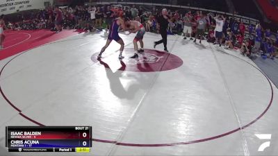 155 lbs Semis & Wb (16 Team) - ISAAC BALDEN, Nevada SILVER vs Chris Acuna, Montana 1