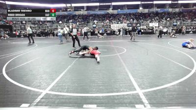 92 lbs Round Of 16 - Bladimir Trevino, Madill Takedown Club vs Reed Briggs, East Kansas Eagles