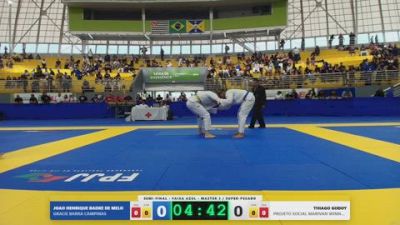 JOAO HENRIQUE BADKE DE MELO vs THIAGO GODOY 2026 FPJJ Circuito Paulista GI Etapa 3