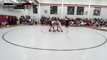 138 lbs Consi Of 8 #1 - David Longino II, Strong Rock Christian vs Marc Davila, Bishop Lynch