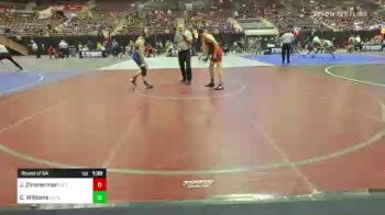 130 lbs Round Of 64 - Jaden Zimmerman, Victory Wrestling vs Camden Williams, Alpha Pack Wc