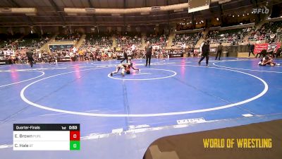 70 lbs Quarterfinal - Ewan Brown, Purler Wrestling, Inc vs Colter Hale, BullTrained