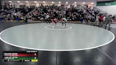 132 lbs Cons. Round 4 - Dalton Devin, Manhattan Wrestling vs Carlos Leyva, ACHS Wrestling