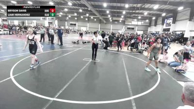 122 lbs Rr Rnd 3 - Bryson Davis, Dove Creek vs Liam Hernandez, Gladiator Wrestling