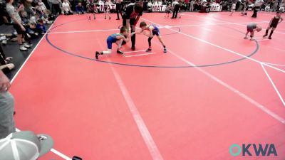 52 lbs Semifinal - Tanner Swopes, Newkirk Takedown vs Jett Boland, Tonkawa Takedown Club