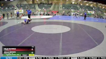 172 lbs Round 2 (4 Team) - Brian Brown, Eagle Point vs Felix Ramirez, Caldera