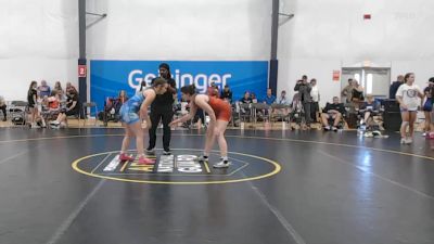 63 lbs Rr Rnd 5 - Clover Williams, PA West Black - W vs Lilianah Mackesy, MPOWER Girls Wrestling Club - W