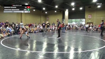 100 lbs Round 1 (6 Team) - Jonathan Benavides, Gulf Coast WC vs Derrick Rogers, Tasmanian Devils
