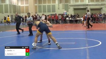 Consolation - Lucas Cordio, Maryland vs Luke Sorboro, West Virgina-UN