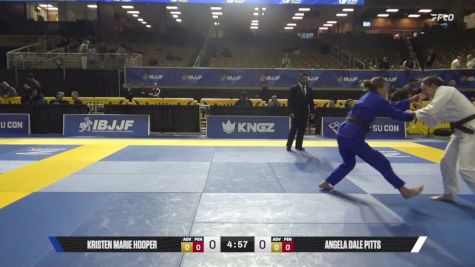 Angela Dale Pitts vs Kristen Marie Hooper 2026 Pan Jiu Jitsu IBJJF Championship