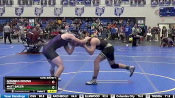 138 lbs Cons. Round 5 - Amadeus Kosova, BERKSHIRE vs Matt Bauer, Franklin