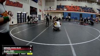 190 lbs Semifinal - Elijah Josey, St. Frances Academy vs Sepanta Ahanj-Elias, Bullis School