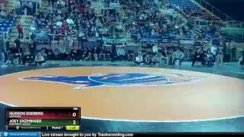 113 lbs Semifinal - Hudson Egeberg, Bismarck vs Joey Enzminger, Bismarck Legacy