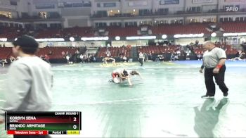 126 lbs Champ. Round 1 - Brando Armitage, Boise vs Korbyn Sena, Nampa