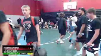 152 lbs Round 4 (6 Team) - Landin Lambert, High Plains Marauders vs Maverick Wooten, Pirate Wrestling Club