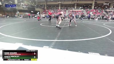 92 lbs Cons. Round 2 - Hank Golden, Greater Heights Wrestling vs Kasch Minckley, OZ Trojan