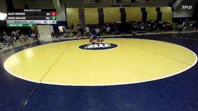 157 lbs Cons. Round 2 - Alex Ropski, Belmont Abbey vs Greg Milone, Washington & Lee