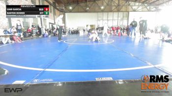 90 lbs Rr Rnd 3 - Liam Garcia, Mojo Mulisha 12u vs Easton Bowen, Standfast