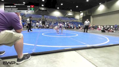 72 lbs Rr Rnd 1 - Caden Miller, Fort Gibson Youth Wrestling vs Konnor Knight, CWC-collinsville