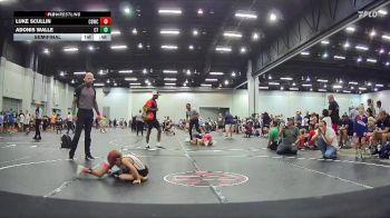 45 lbs Semifinal - Luke Scullin, Cocoa Beach Wrestling Club vs Adonis Walle, WALLE BOYS