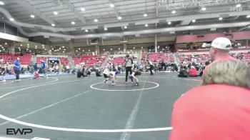 55 lbs Champ. Round 1 - Max Haynes, Hutchinson Kids vs Truett Fike, SlyFox