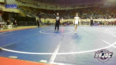 92 lbs Consi Of 8 #1 - Parker Landers, Carroll Wrestling Club vs Lane Dodgen, Wesley Wrestling Club