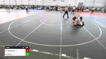 130 lbs Final - Brandon Velasquez, Piranhas vs Brian Haran, Fearless Wrestling