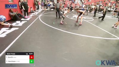 96 lbs Semifinal - Tracker Smith, Salina Wrestling Club vs Tripp Hardison, Verdigris Youth Wrestling