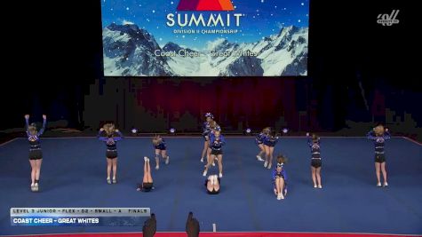 Coast Cheer - Great Whites [2026 L3 Junior - Flex - D2 - Small - A Finals] 2026 The D2 Summit