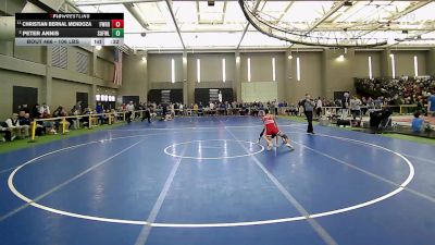 106 lbs Consi Of 4 - Christian Bernal Mendoza, Fairfield Warde vs Peter Annis, Suffield/Windsor Locks