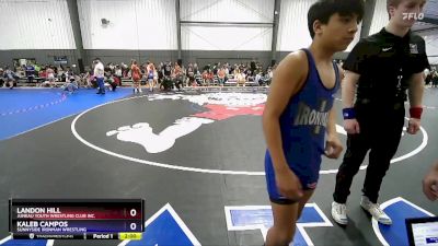 102 lbs Cons. Semi - Landon Hill, Juneau Youth Wrestling Club Inc. vs Kaleb Campos, Sunnyside Ironman Wrestling