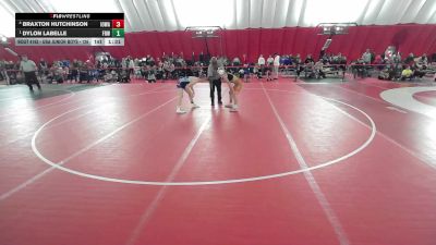 USA Junior Boys - 126 lbs Semis - Dylon Labelle, Flushing Raiders Wrestling vs Braxton Hutchinson, Iowa