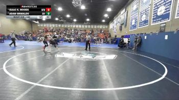 132 lbs Cons. Round 4 - Adam Grimaldo, Sunnyside vs Isaac K. Woods, Mt. Whitney