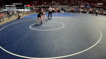 G 132 lbs Cons. Round 5 - Jenna Lassere, Lakeshore Girls vs Matty Stutes, Acadiana Girls