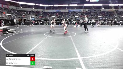 175.5 lbs Quarterfinal - August Rottmann, Highland, IL vs Kennedie Miller, REACHES Thunder