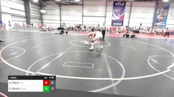 145 lbs Rr Rnd 1 - Garrett Clark, Cyclone Wrestling vs Daniel Busch, Shore Thing Beach