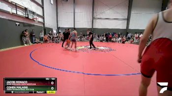 160 lbs Quarterfinal - Jacob Monaco, Omak Wrecking Crew Wrestling vs Cohen Malasig, Askeo International Mat Club