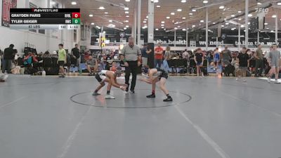 87 lbs Rr Rnd 3 - Grayden Paris, Revival Pink - MS vs Tyler Geiger, Ruthless - MS